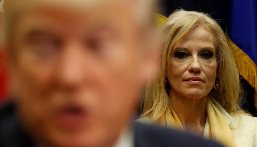 A conselheira da Casa Branca Kellyanne Conway inventou um ataque terrorista no Kentucky, Trump alegou que os media não noticiam os atentados