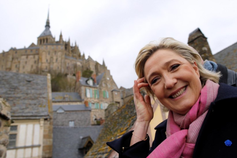 Marine Le Pen em campanha