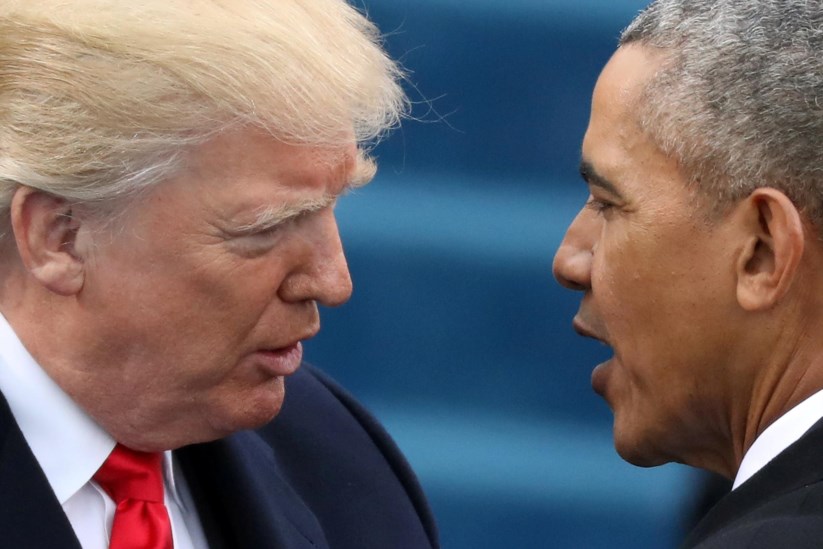 Através do seu porta-voz, Barack Obama negou as acusações lançadas por Donald Trump