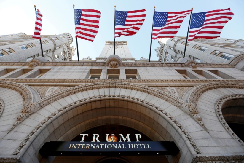 O hotel de Trump na capital americana conheceu um grande aumento de procura desde as eleições presidenciais