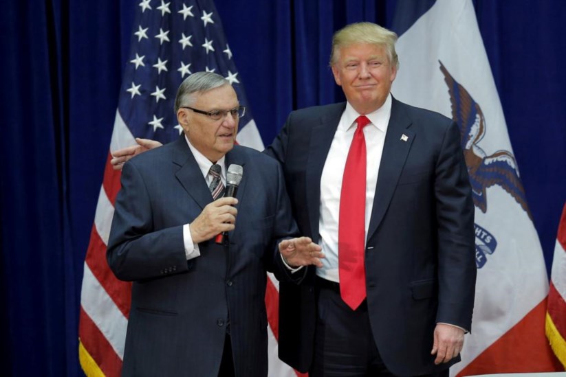 Arpaio com Donald Trump