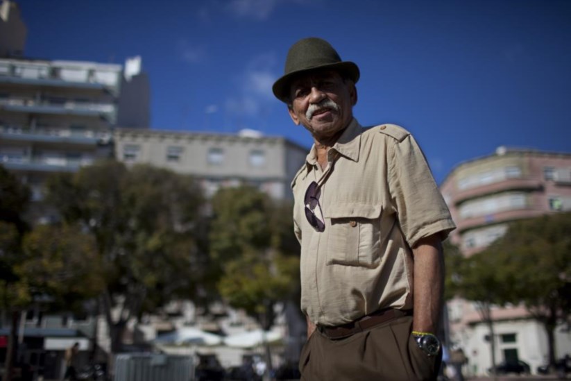 O baterista brasileiro em Lisboa, no ano de 2010