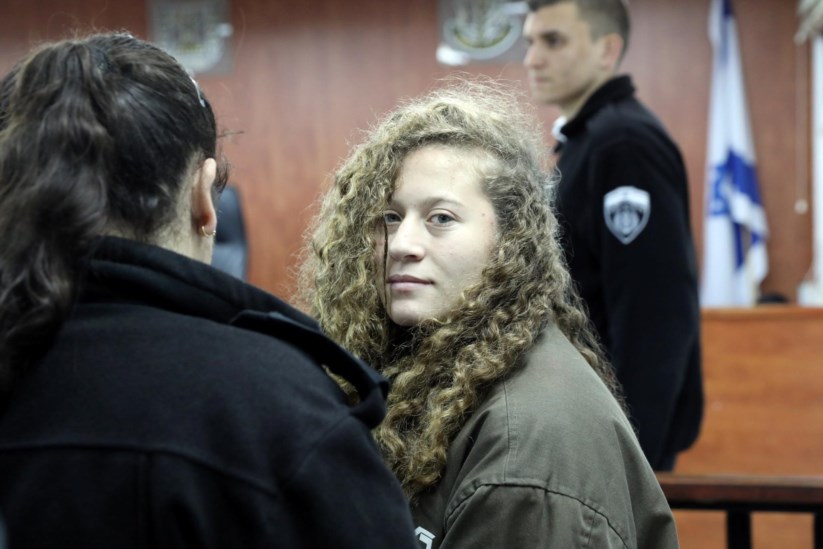 Ahed Tamimi é uma activista contra a ocupação israelita desde os 13 anos