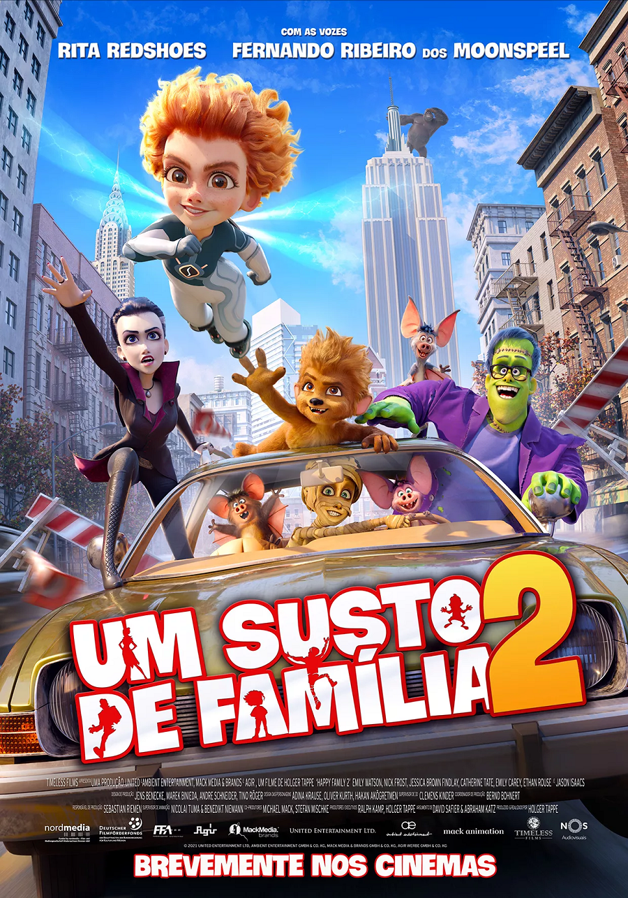 Exibição do filme infantil Um Susto de Família - CCA Centro de  Conhecimento dos AÃ§ores