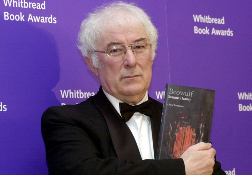 Seamus Heaney em 2000 quando ganhou o Whitbread Book of the Year