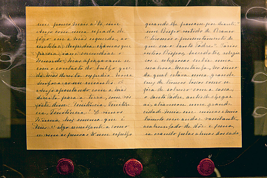 Carta de Lúcia sobre a terceira parte do segredo de Fátima 