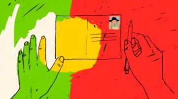 PÚBLICO - Luta Livre de Luís Varatojo dá vida animada ao protesto de <i>Estufas & alojamento local</i>